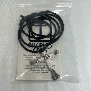 Disciples Cross White Necklace